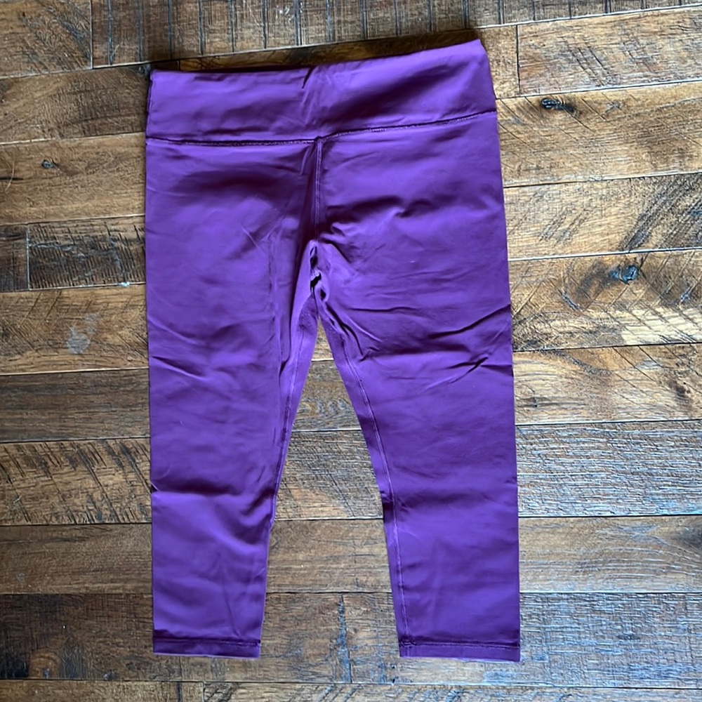 Glyder maroon cropped leggings
